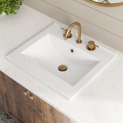 X18 white drop in - 20"x18", bathroom