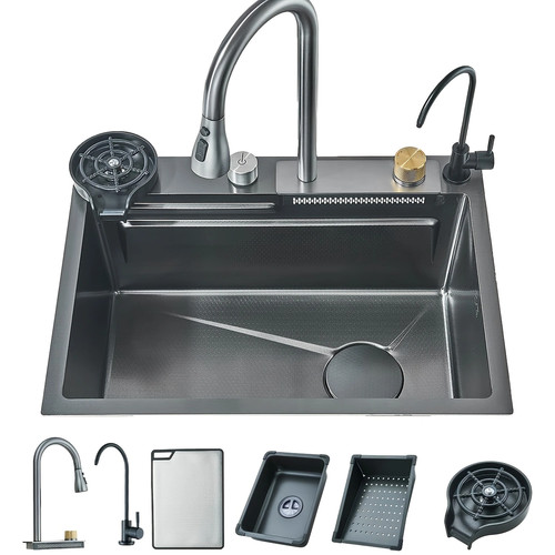 Matte gray basin flying - gray,