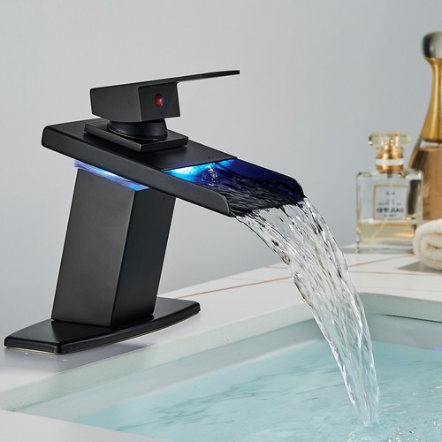 Black bathroom sink basin - sink,