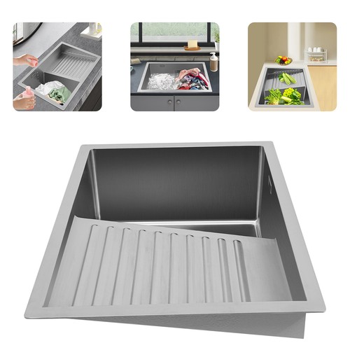 Stainless steel laundry sink - stainless,